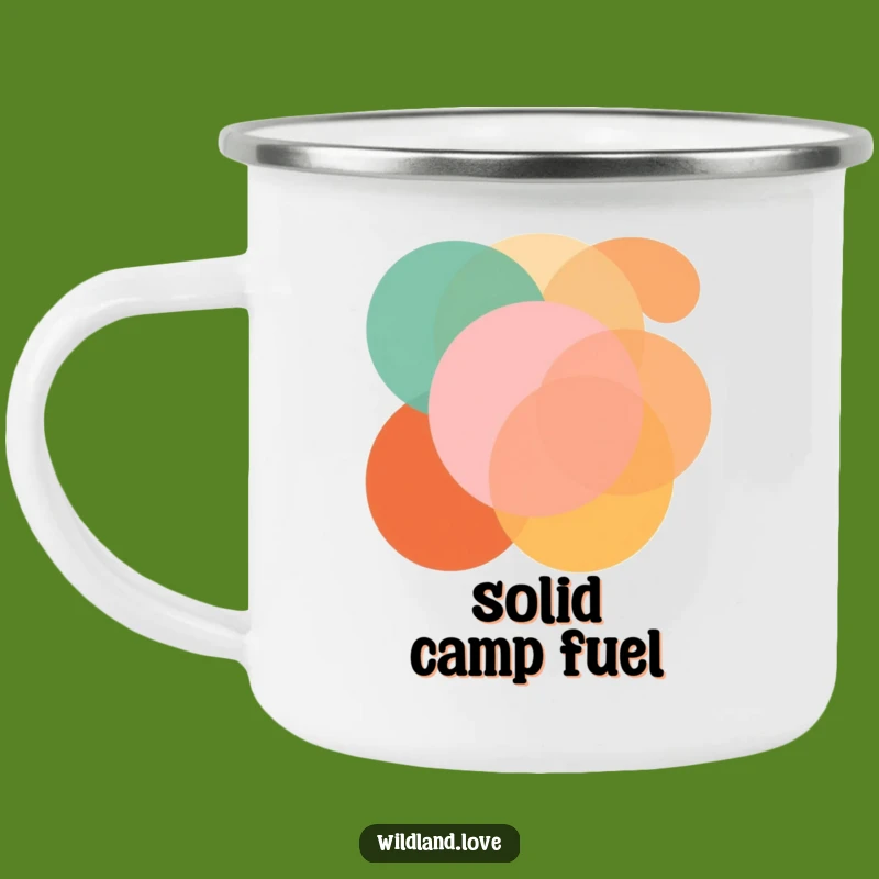 Adventure Funny Geometric Shapes Camping Mug: Modern Drinkware, Great Funny Gift