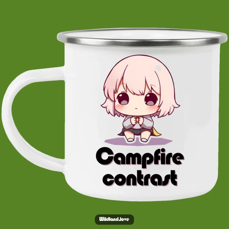 Funny Light Shadow Camping Mug: Dramatic Contrast Cup, Humorous Gift