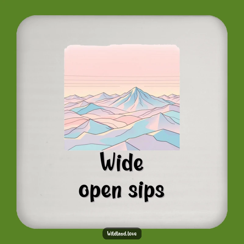 Funny Expanse Coasters: Topo Lines Protection, Humorous Tabletop Gift