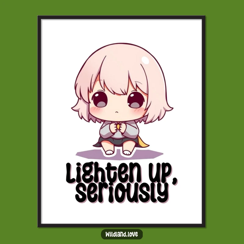 Funny Light Shadow Poster: Dramatic Contrast Art, Humorous Decor Gift