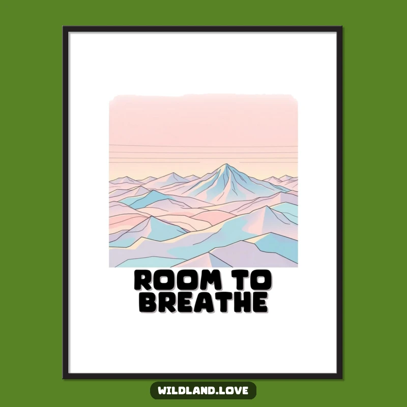 Funny Expanse Poster: Topo Lines Art, Humorous Decor Gift