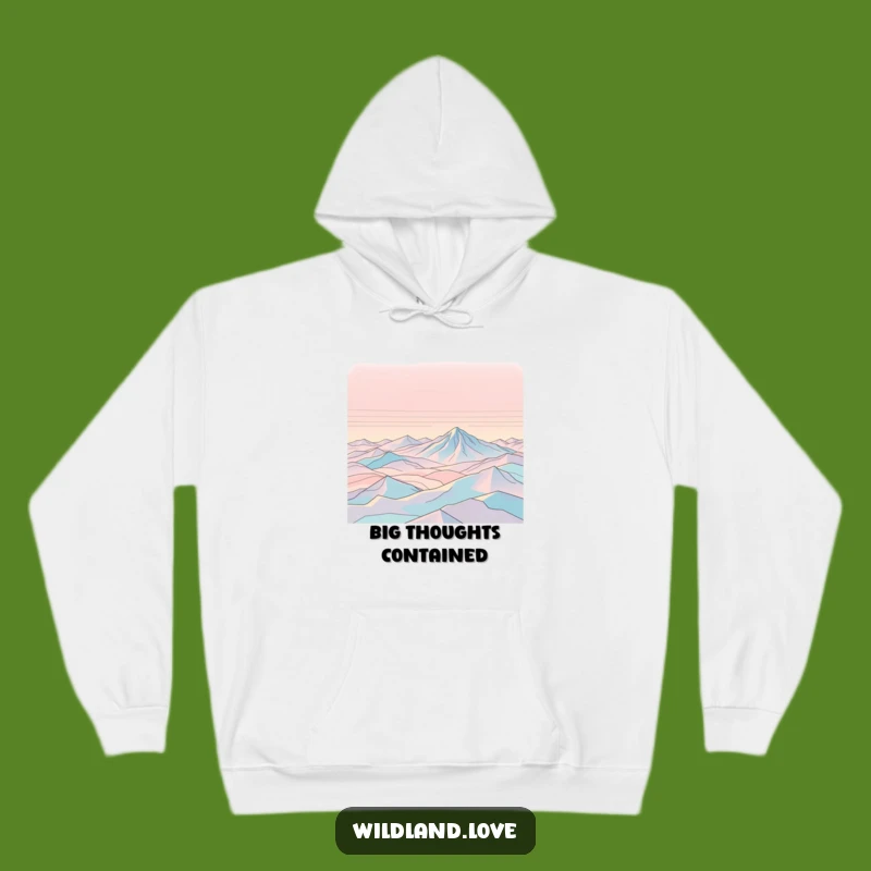 Funny Expanse Hoodie: Topo Lines Comfort, Humorous Adventure Gift