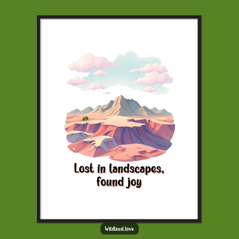 Free Printable Wall Art: Untamed Terrain, Abstract Textured Humor Downloadable Art