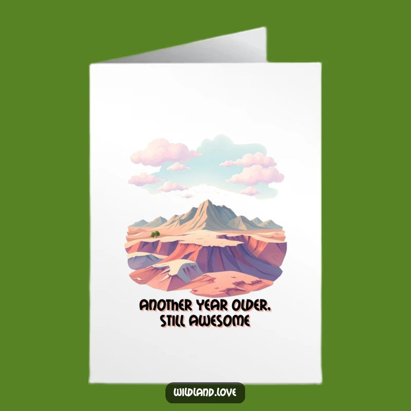 Free Printable Birthday Card: Untamed Terrain Humor, Downloadable Gift