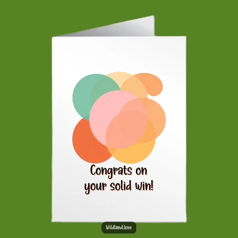 Sharp Free Printable Congrats Card: Geometric Design for Bold Achievements