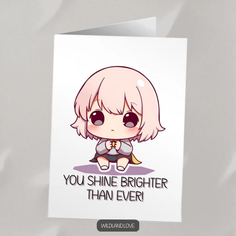 Funny Free Printable Congratulations Card featuring a dramatic play of deep shadows and sharp, bright illumination, symbolizing a brilliant achievement.