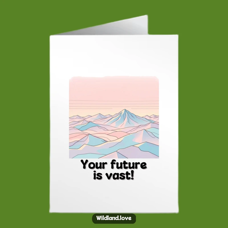 Free Printable Congrats Card: Vast Expanse for Celebrating New Beginnings