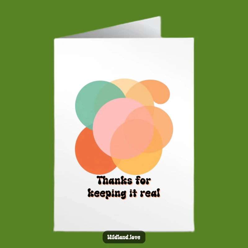 Chic Free Printable Thank You Card: Geometric Shapes for Expressing Appreciation