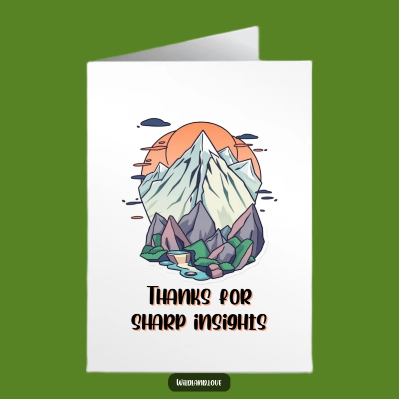 Free Printable Thank You Card: Flowing Frontier, Express Gratitude Downloadable