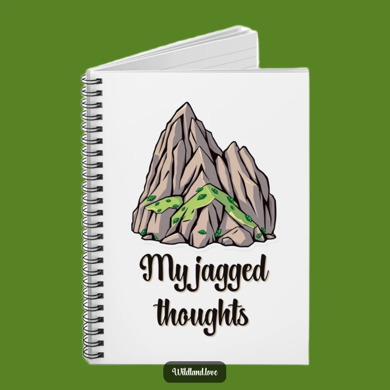 Funny Rugged Terrain Notebook: Bold Journal, Humorous Adventure Stationery