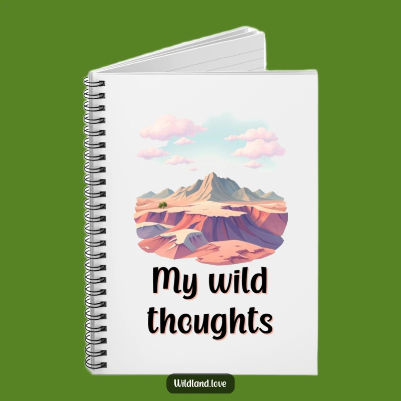 Funny Untamed Terrain Notebook - Abstract Texture Journal, Capture Adventures, Perfect Gift