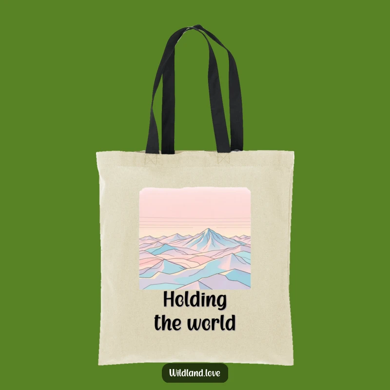 Funny Expanse Tote Bag: Topo Lines Carryall, Humorous Travel Gift