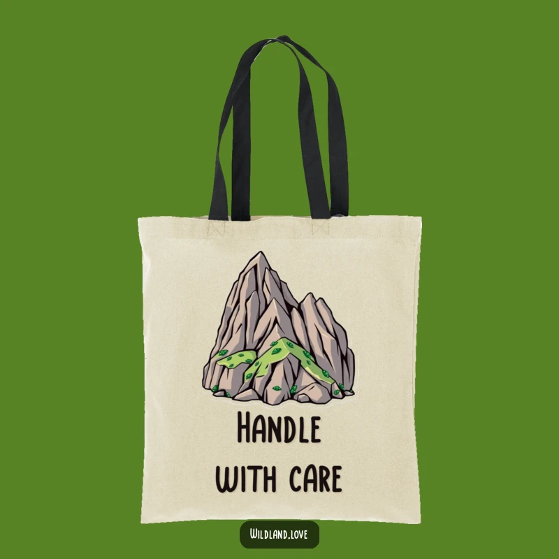 Funny Rugged Terrain Tote Bag: Bold Carryall, Humorous Adventure Gift