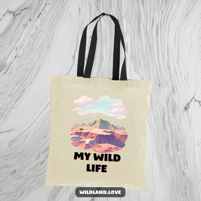 Funny abstract textured planes tote bag evoking vast, untamed terrain, perfect for daily use and adventure.